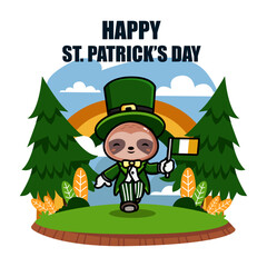 St patrick day illustration