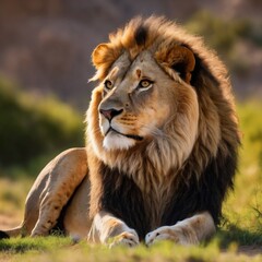 Obraz premium portrait of a lion