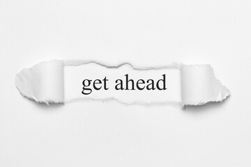 get ahead	
