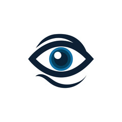 Eye Vision Logo Design Icon Symbol vector or eps