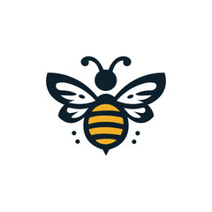 honey Bee animals logo vector or eps