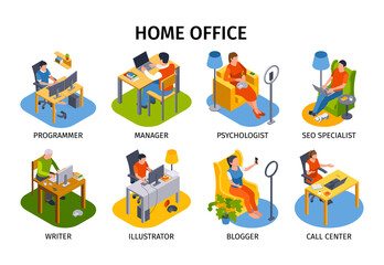 Home office composition set