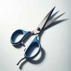 scissors on simple background