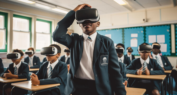 VR Education Frontier: Students Explore Interactive Virtual Learning Scenarios