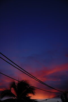 skyfall in the red and blue