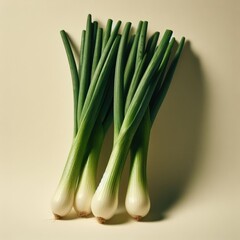 bunch of fresh green onions