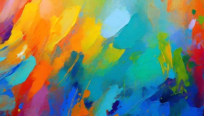 vibrant oil paint textures as abstract color background for artistic wallpaper