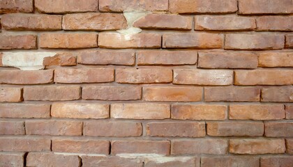 old red brick wall damaged background