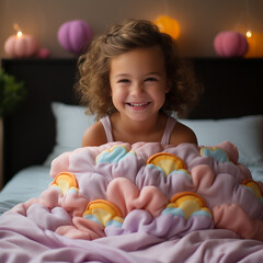 Fototapeta na wymiar Design a baby blanket
