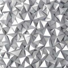 Abstract background - 3d white triangles