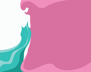 Woman's day background . vector illustration
