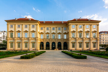 Liechtenstein City palace and gardens in Vienna, Austria