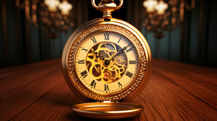 3D animated Pocket Watch