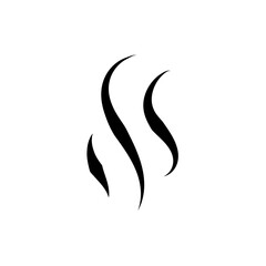 Obraz premium Cooking steam or warm aroma smell mark