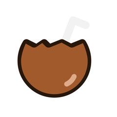 coconut with purity coconut water juice