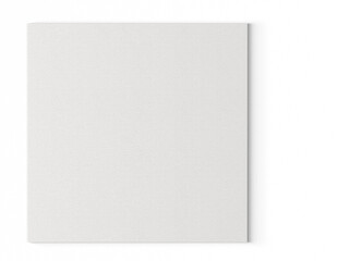 Various model of blank white art canvas isolated on plain wall suitable for your mockup project. - obrazy, fototapety, plakaty