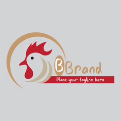 chicken Shop Logo Design template