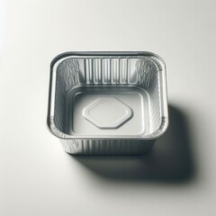 empty aluminum dishes for takeaway food
