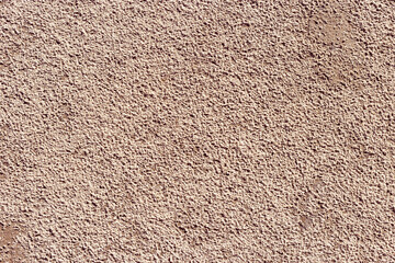 Sand texture surface. Close up top view of sand on shore salt lake, minimal nature aesthetics backdrops. Sandy abstract macro background. Selective focus, Above view, nature pattern