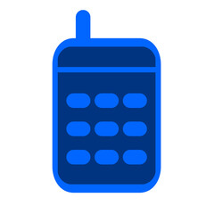 smart phone with keypad display and antenna 