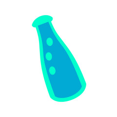 plastic bottles of water or sweet soda illustrations