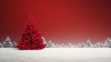 Red and white christmas holiday theme backdrop