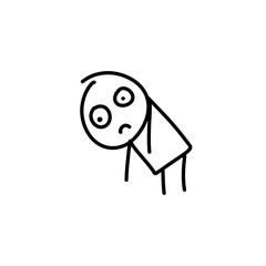 Stickman cartoon people