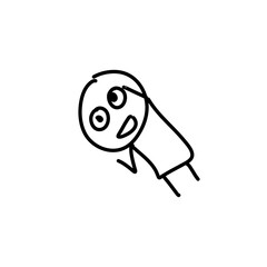 Stickman cartoon people