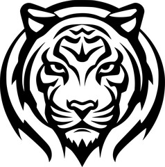Tiger - High Quality Vector Logo - Vector illustration ideal for T-shirt graphic