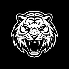 Tiger - High Quality Vector Logo - Vector illustration ideal for T-shirt graphic