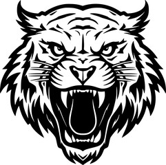 Obraz premium Tiger - High Quality Vector Logo - Vector illustration ideal for T-shirt graphic