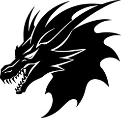 Dragon - High Quality Vector Logo - Vector illustration ideal for T-shirt graphic