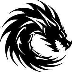 Dragon - High Quality Vector Logo - Vector illustration ideal for T-shirt graphic