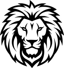 Fototapeta premium Lion | Minimalist and Simple Silhouette - Vector illustration