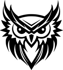 Fototapeta premium Owl - High Quality Vector Logo - Vector illustration ideal for T-shirt graphic