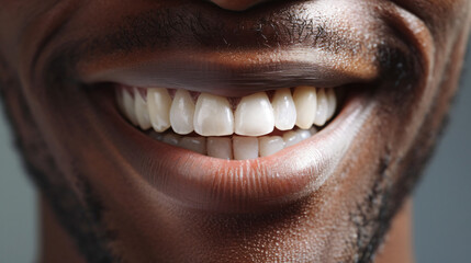 close up of a mouth with a smile