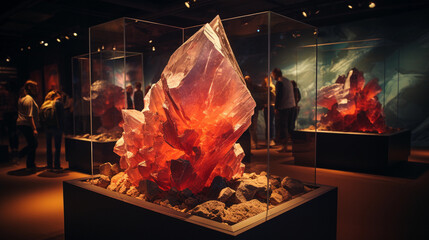 Exploring the Wonders of Crystal Formation in Educational Exhibit