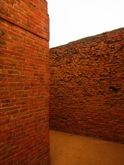 Nalanda Mahavihara archaeological ruins Bihar Gaya India Buddhist Monastery ancient structure Brick  © SrutiKana
