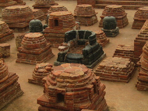 Nalanda Mahavihara Archaeological ruins Bihar Gaya History Ancient India University 
