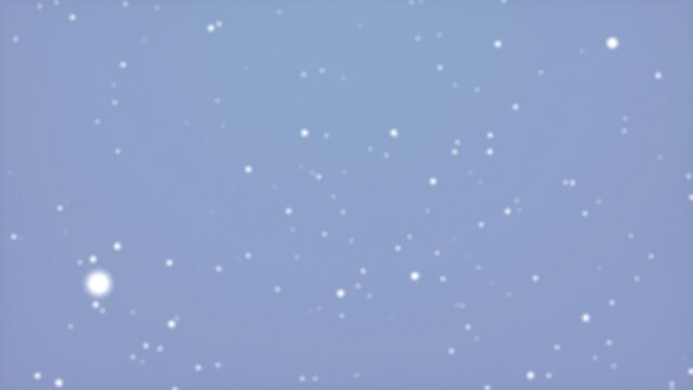 Animated Falling Snow Particles Background (Customizable)
