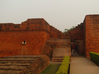 Nalanda Mahavihara Archaeological ruins Bihar Gaya History Ancient India University 