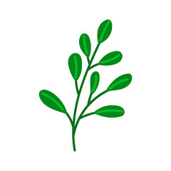 green leaf vector element