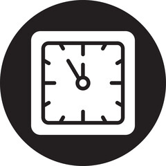 clock glyph icon
