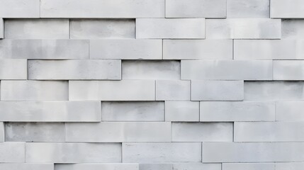 Square concrete block pattern, wall background. Light weight hollow brick block wall structure made from cement.