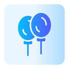 Ballon gradient icon