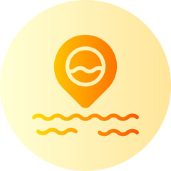 location gradient icon