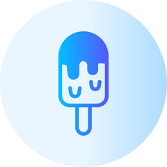 ice cream gradient icon