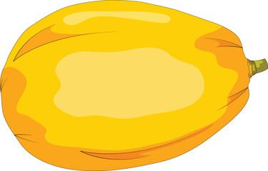 Papaya isolated on white background