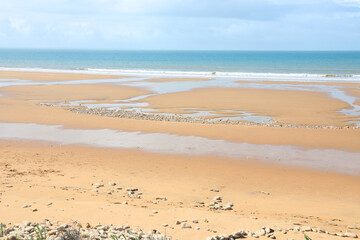 Idyllic beach in Vendée, Pays de la Loire, France