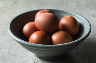 eggs in a bowl